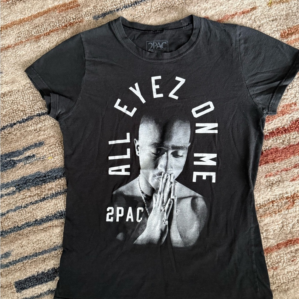 2PAC All Eyez On Me Black Graphic Tee